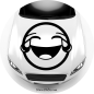 Preview: Aufkleber 38041 Smiley Lachender Emoji